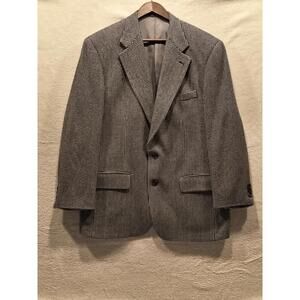 Vintage Neiman Marcus Loro Piana Houndstooth 100% Cashmere Blazer Men’s 42R